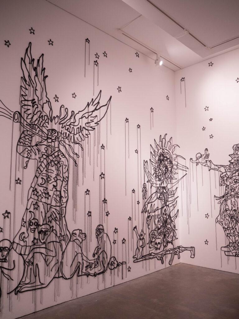 An art exhibit at Ikon Gallery in Birmingham